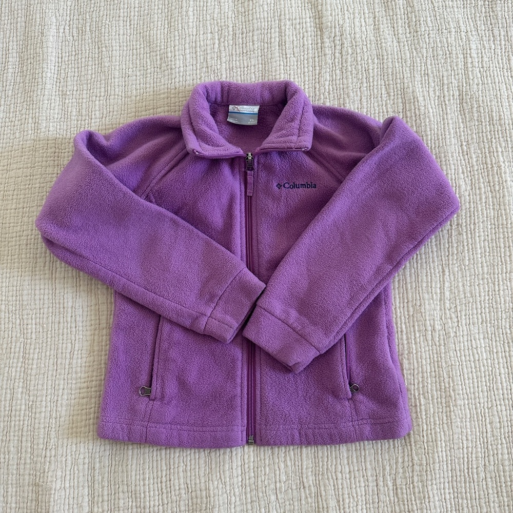 Columbia Vibrant Purple Fleece Jacket